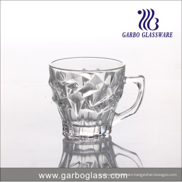 6oz Tea Glass Mug Engraved with Pyramid Design